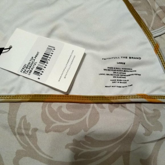 FAITHFULL THE BRAND Isle High Waist Bikini and Bandeau Top Set NWT - Picture 3 of 3
